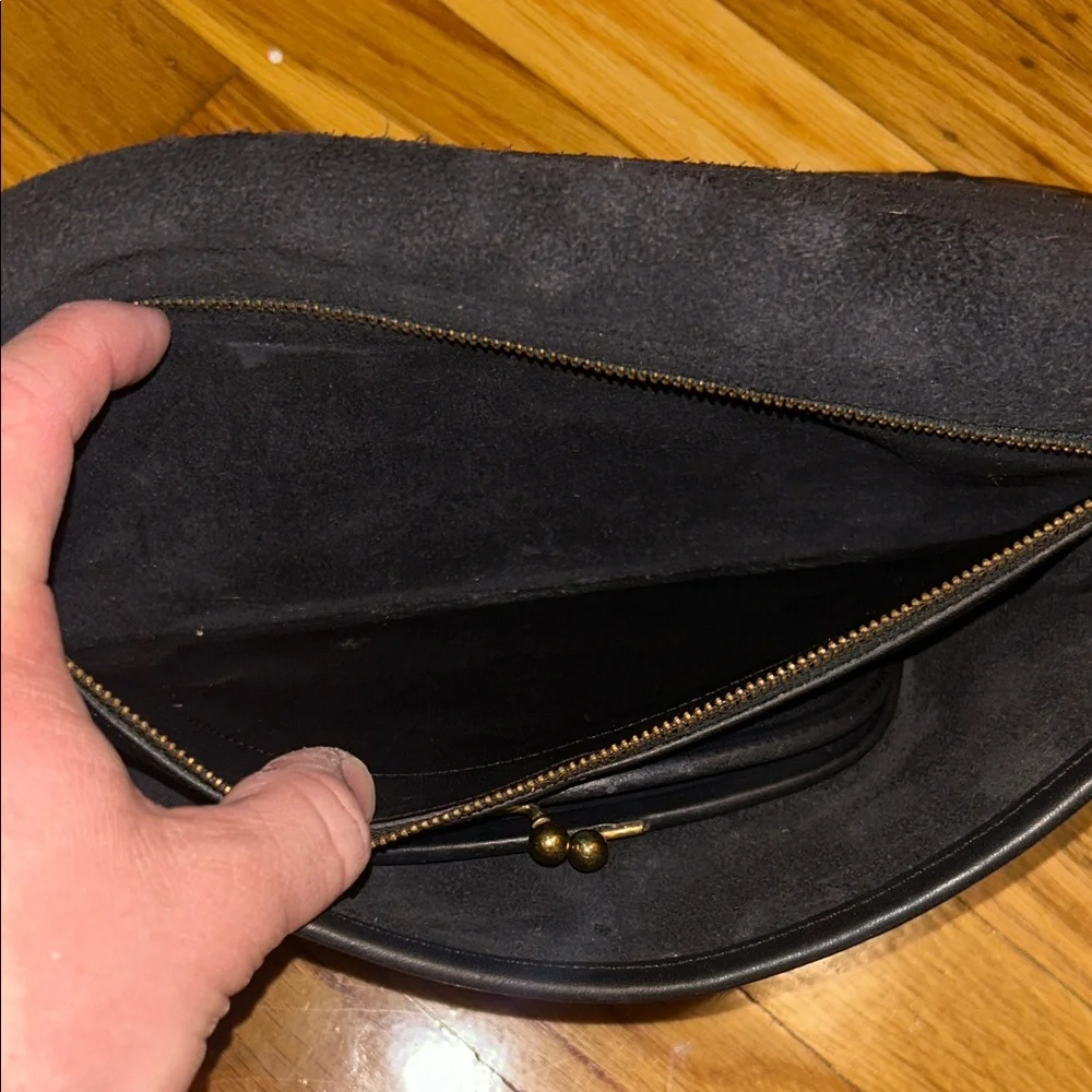 Coach Black Leather Men's or Women’s Clutch Wallet Vintage - Picture 8 of 13